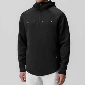 ASRV Black Half Zip Hoodie Performance Pullover Men's Size XL